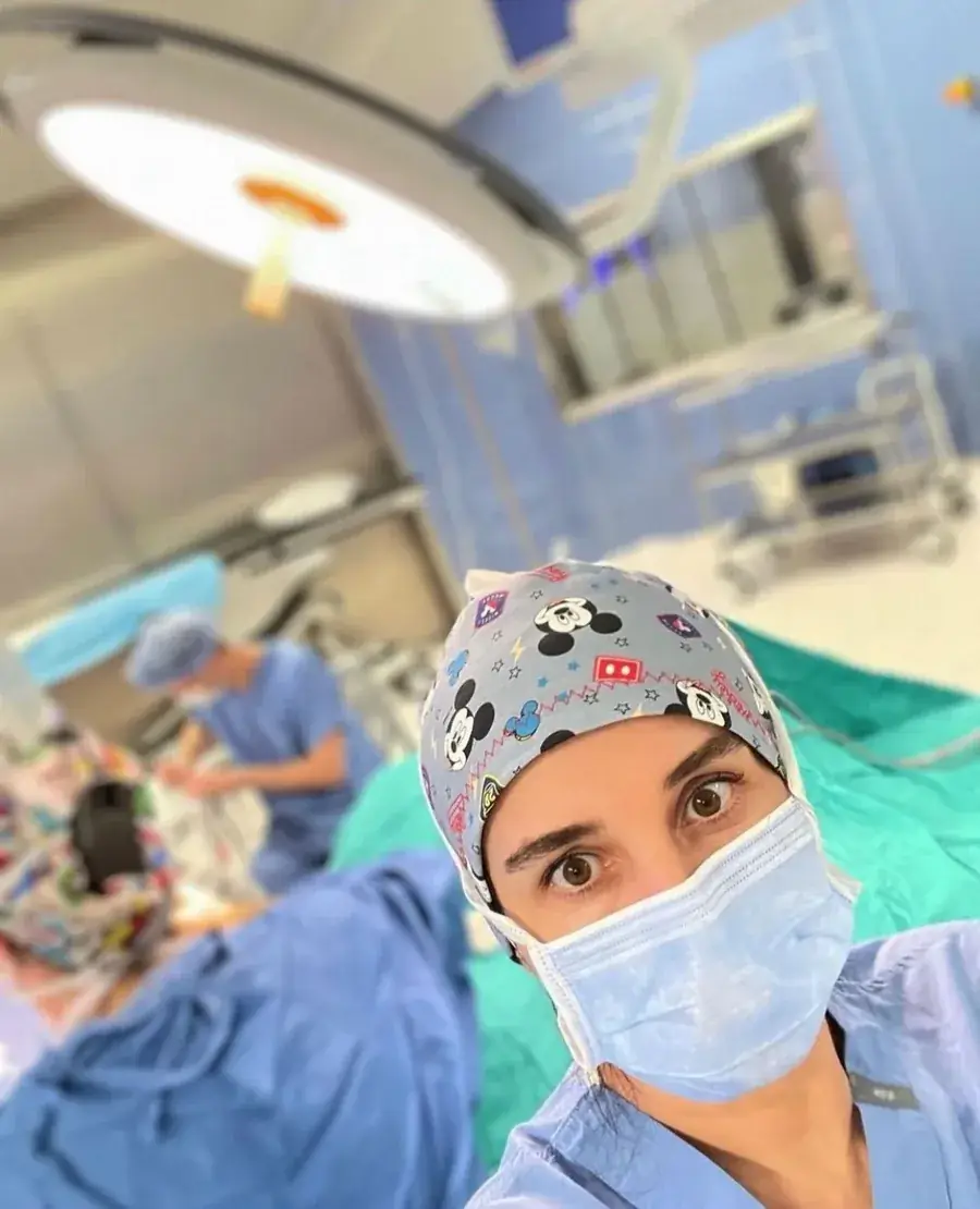 Aysestetik klinik hazırlık alanından bir kare